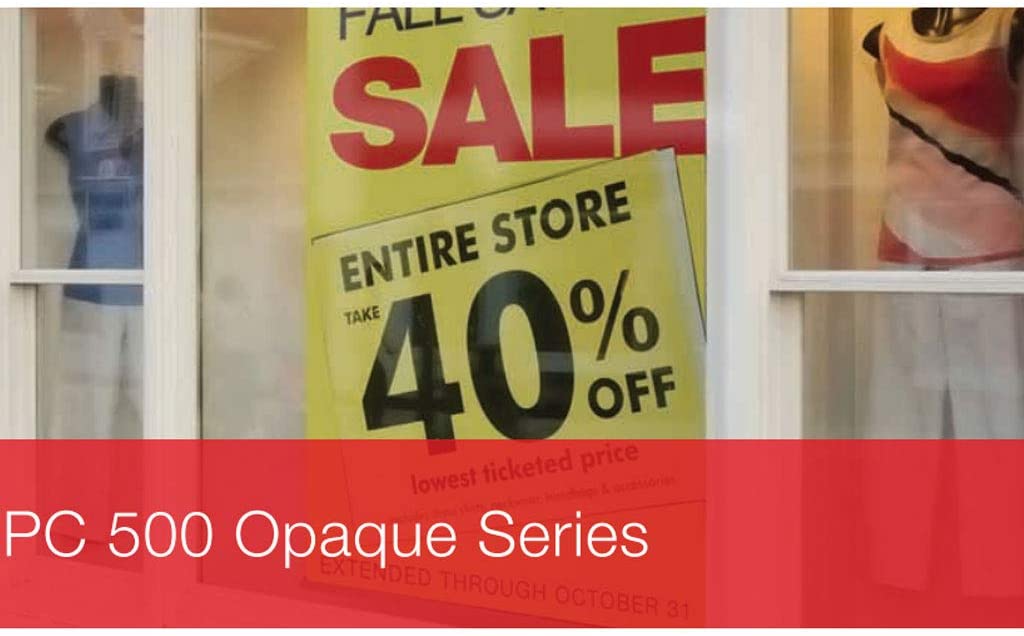 PC500 Promotional Calendered Film (24" x 1 yd)