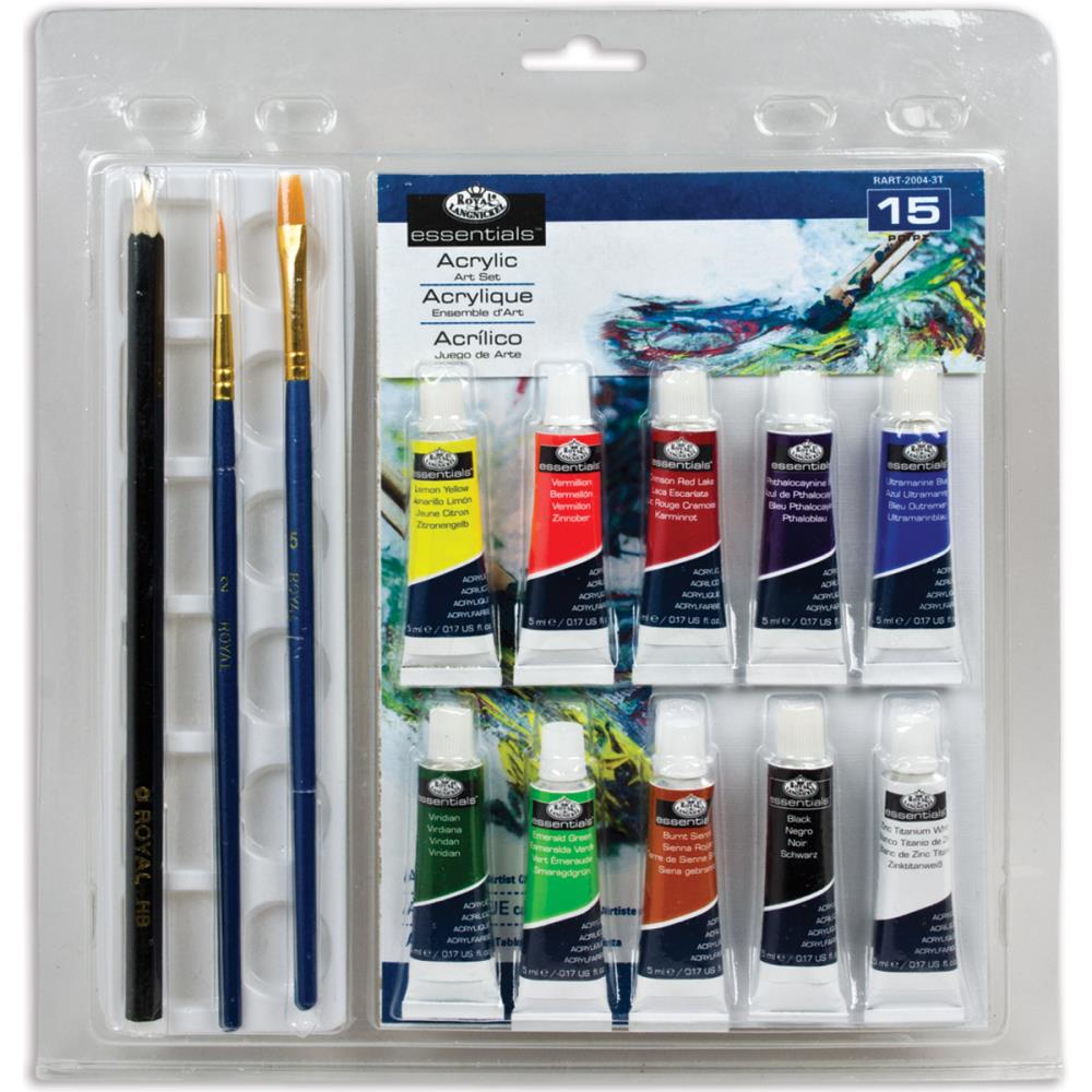 Essentials Acrylic Painting Art Set (15 pcs)
