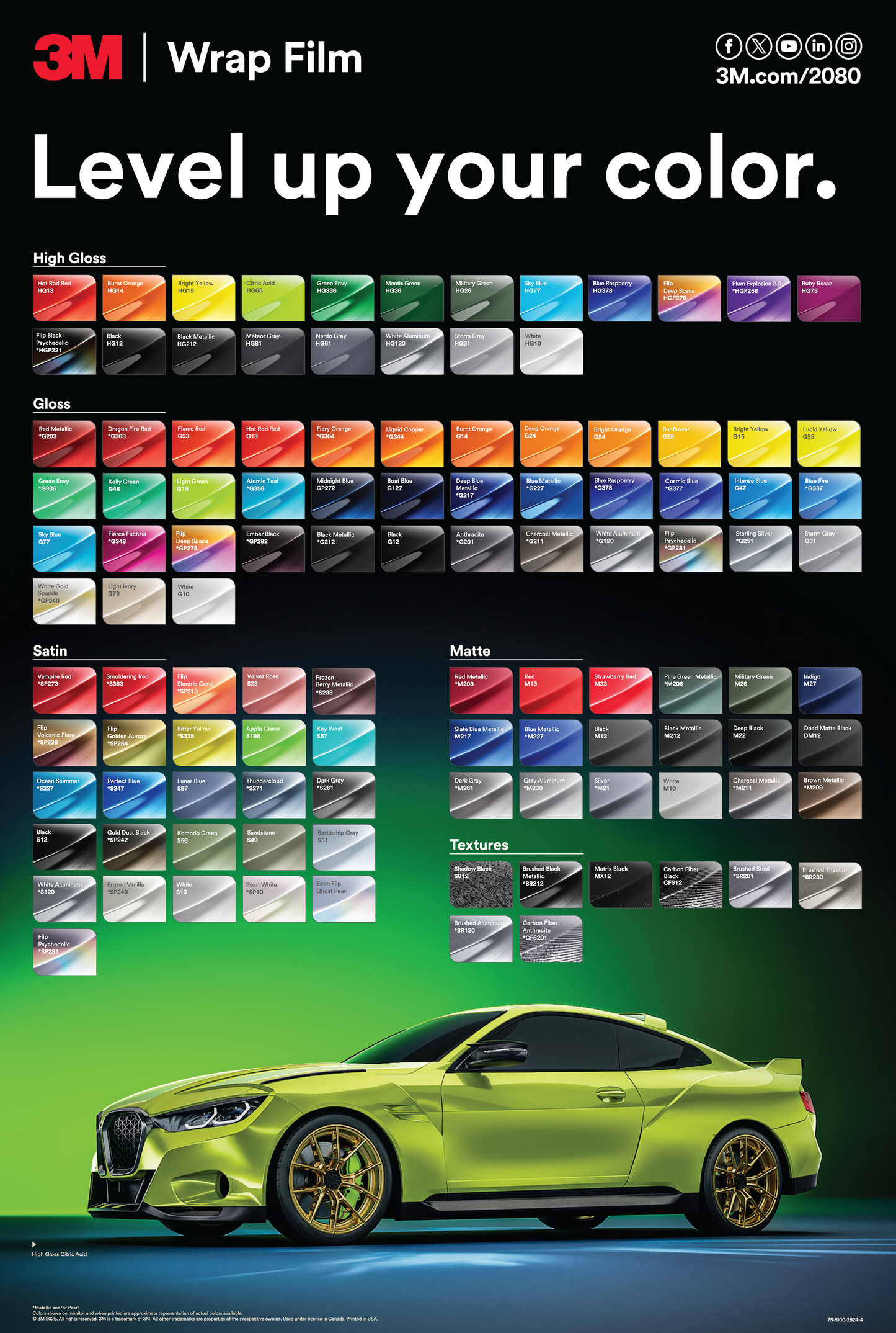 3M Wrap Film Series 2080