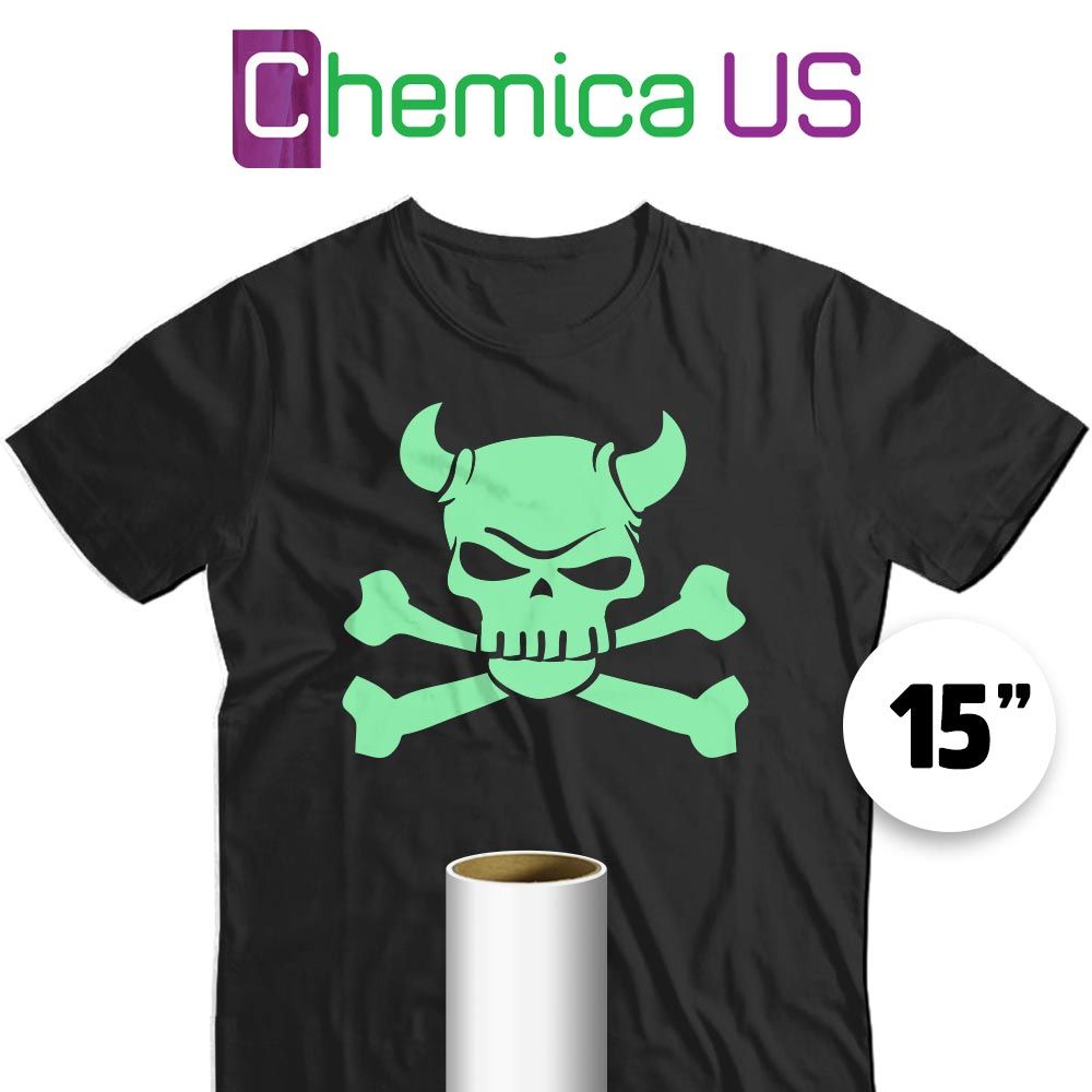 Darklite Glow-in-the-Dark Heat Transfer Film (20" x 1 yd)