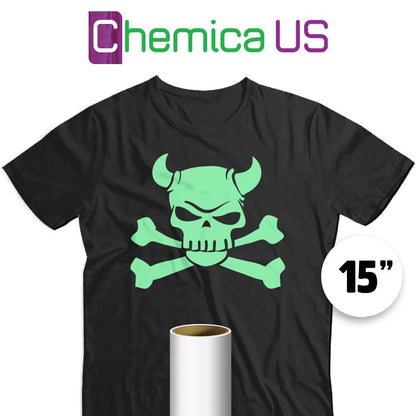 Darklite Glow-in-the-Dark Heat Transfer Film (20" x 1 yd)