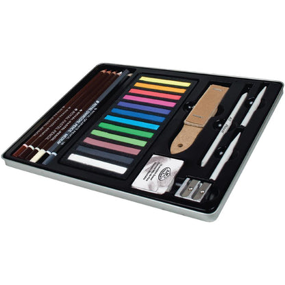 Essentials Medium Pastel Art Set (25 pcs)