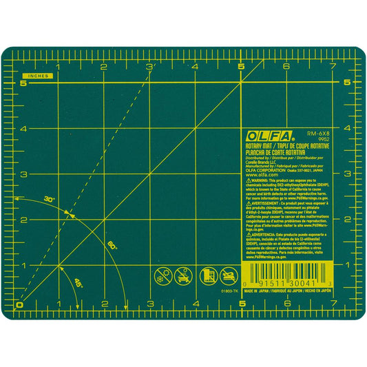Gridded Cutting Mat, 6" x 8"