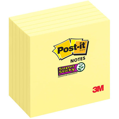 Super Sticky Notes, 3" x 3"