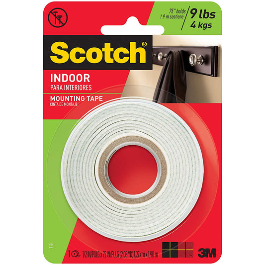 110 Mounting Tape, 1/2" x 75"