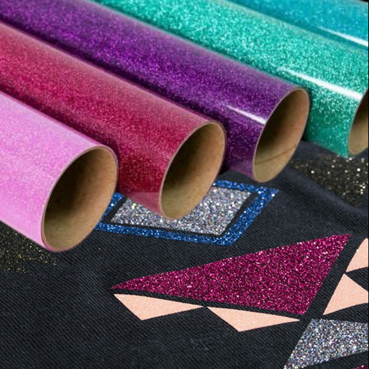 Bling Bling Star Glitter Vinyl (20" x 1 yd)